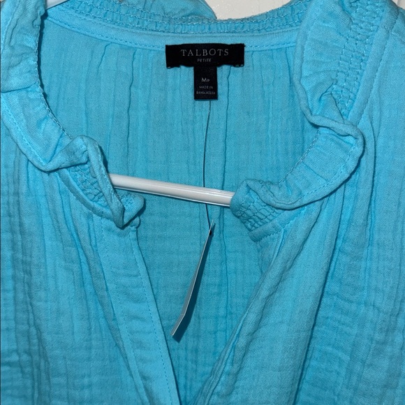 Blue Talbots Top - Picture 2 of 7